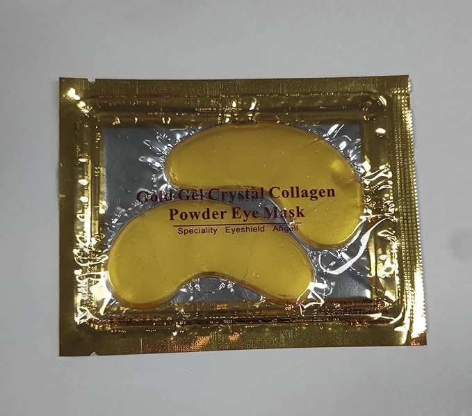 30 Pairs 24K Gold Under Eye Mask,Moisturising Under Eye Patches for Women,Crystal Collagen Eye Gel Pads for Reducing Fine Lines,Puffy Eyes and Dark Circles Under Eye Bags Treatments(Gold)-FemmiqueWomen