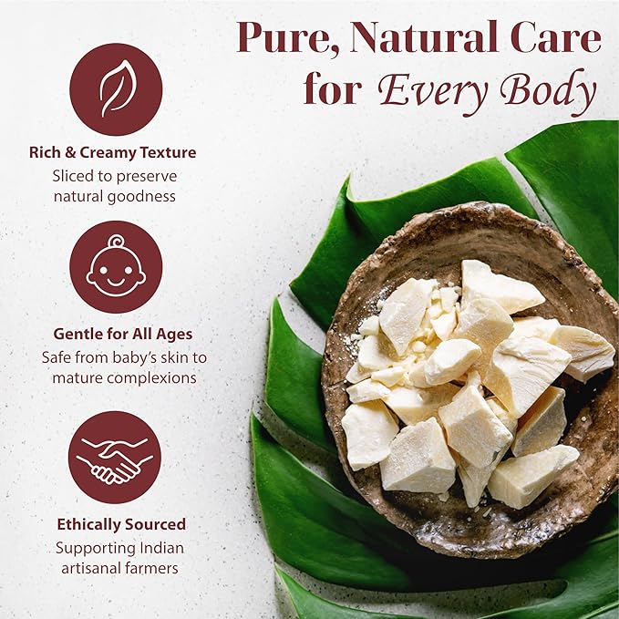 era of nature Kokum Butter Raw - 8 oz (1/2lb) – Natural Butter for Body Butters, Lotion Bars, Lip Balm, Soap Making – Blends Well with Shea or Cocoa Butter – For Stretch Marks, Scars, Pregnancy Care-FemmiqueWomen
