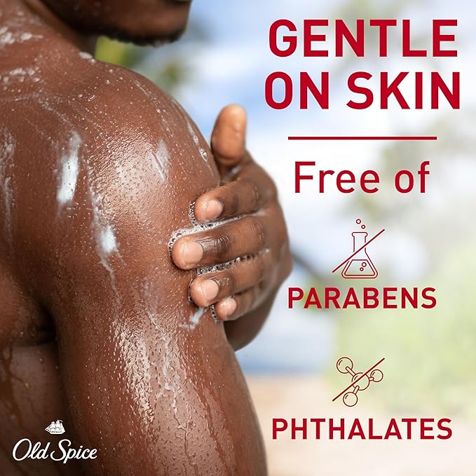 Old Spice Body Wash GentleMan’s Super Hydration for Men, 24/7 Renewing Moisture, Gentle on Skin with Skin Conditioners, Fiji with Palm Tree + Coconut Scent, 20 oz-FemmiqueWomen