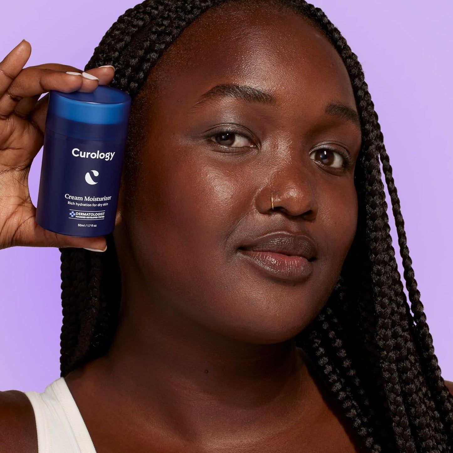 Curology Cream Moisturizer, Rich Hydrating Face Lotion for Dry Skin, with Shea Butter and Hyaluronic Acid, 1.7 fl oz-FemmiqueWomen