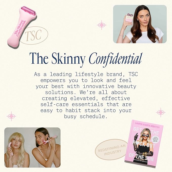 The Skinny Confidential Caffeinated Mineral Sunscreen, SPF 40 - Fragrance-Free Face Sunscreen with No White Cast - Non-Greasy & Lightweight Sun Screen Lotion Reduce Wrinkles, Redness & Puffiness-FemmiqueWomen