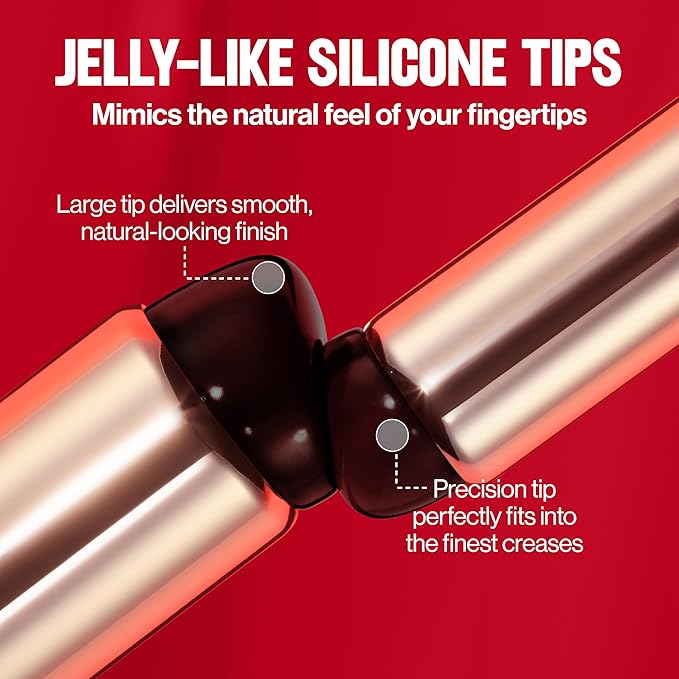 Revlon Dual Ended Jelly Makeup Blender Tool, Silicone Makeup Applicator for Blush, Bronzer, Concealer, Contour, Eyes, and Lips, 1 count-FemmiqueWomen