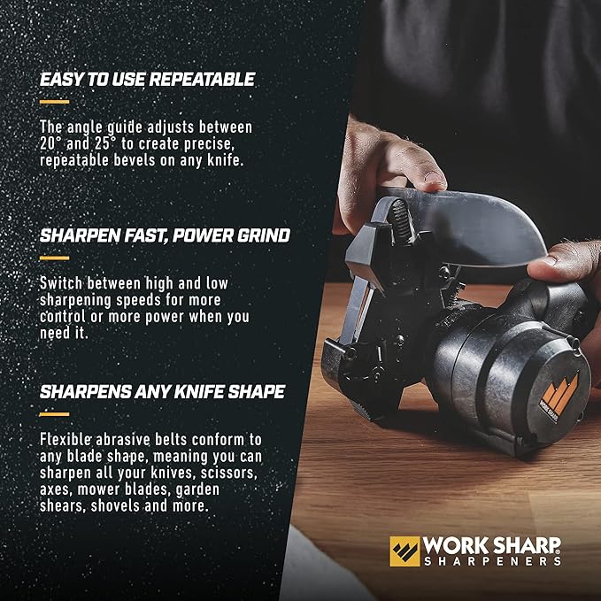 Work Sharp MK2 Professional Electric Knife and Tool Sharpener - Adjustable Tool and Knife Sharpening System