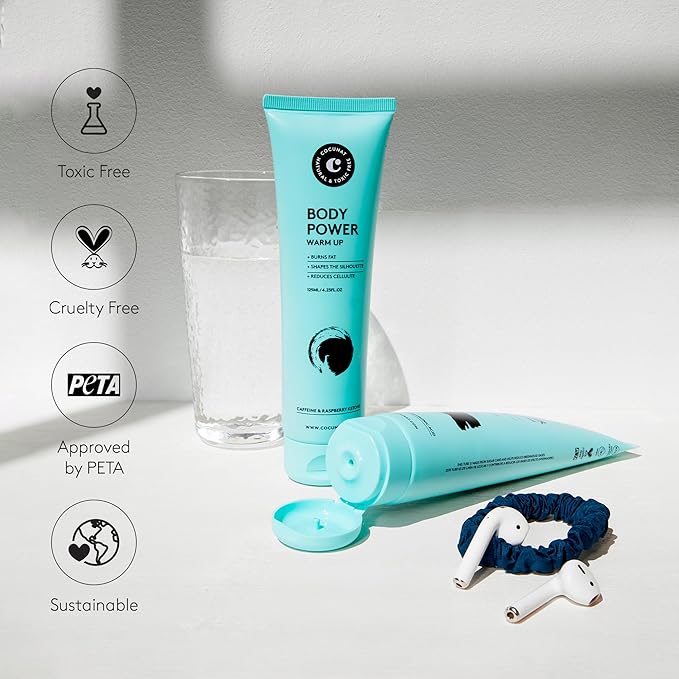 COCUNAT - Body Power - Anti Cellulite Cream - Body Firming Cream - Cellulite Remover - Toned Skin - With Caffeine and Hyaluronic Acid - 150 ml + 125 ml-FemmiqueWomen