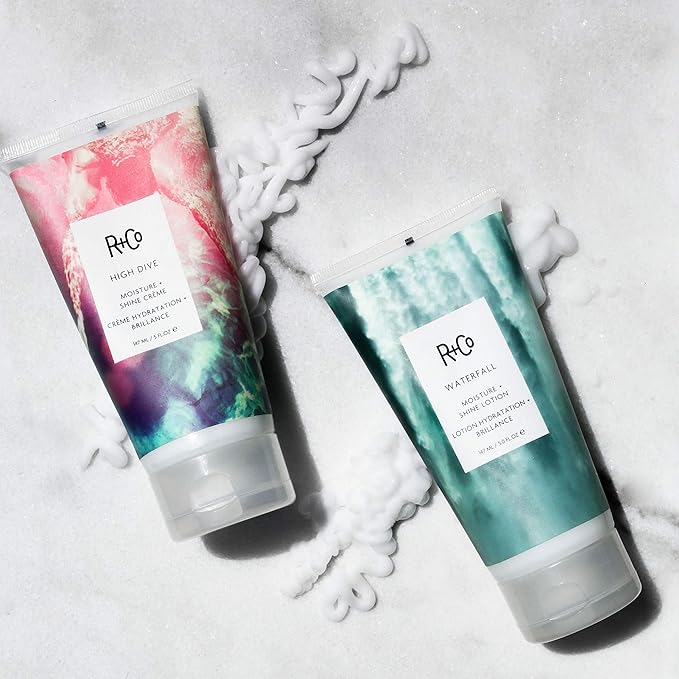 R+Co Waterfall Moisture and Shine Lotion | Lightweight Hair Hydration + Softness | Vegan + Cruelty-Free | 5 Fl Oz-FemmiqueWomen