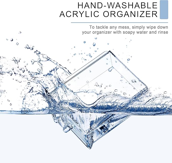 Sorbus Acrylic Makeup Organizer - Organization and Storage Case for Cosmetics Make Up & Jewelry - Big Clear Makeup Organizer for Vanity, Bathroom, College Dorm, Closet, Desk (4 Large, 2 Small Drawers)-FemmiqueWomen