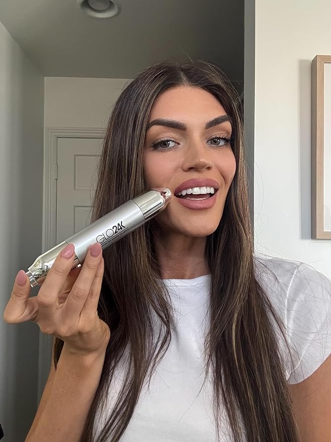 GLO24K Instant Wrinkle Filler for Face, XL Lifting Cream for Eye and Face, Lift and Tightening Non-Invasive with Hyaluronic Acid, 24k Gold, Peptides and Vitamins for Youthful Appearance, 1.2 fl oz-FemmiqueWomen