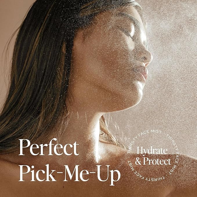 Dime Beauty Thirsty Face Mist with Electrolytes, Meadowfoam, and Sea Buckthorn, Hydrating Facial Spray, 2 oz / 60 ml-FemmiqueWomen