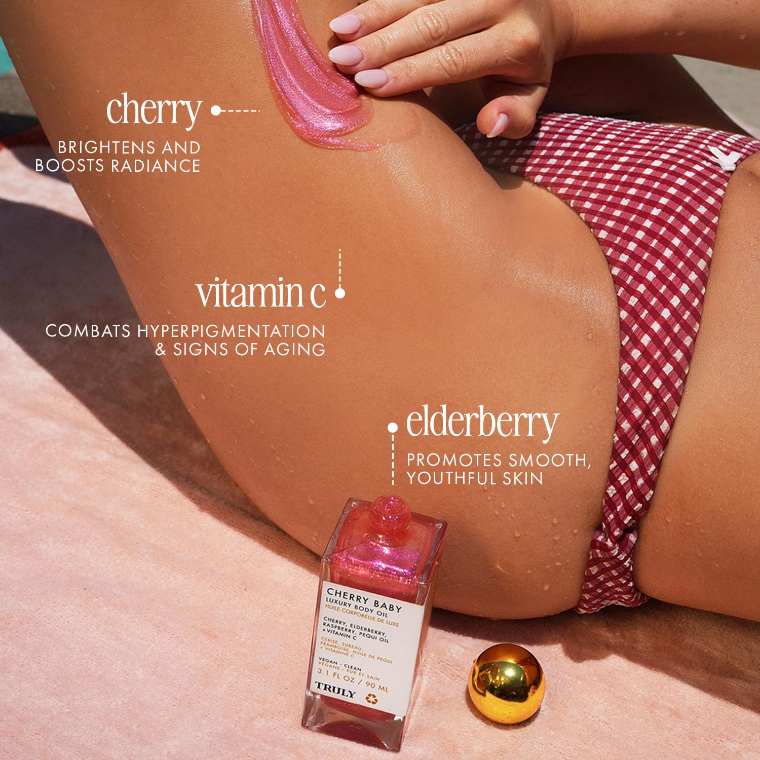 Truly Cherry Baby Luxury Body Oil-FemmiqueWomen