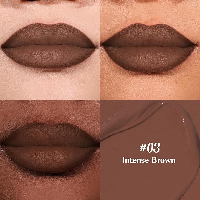 2-IN-1 Lip Liner and Lip Stain, High Pigmented Long Lasting Velvet Lip Tint, Well-Defined Lipliner, Weightless Waterproof Not Animal Tested, Matte Finish Makeup-FemmiqueWomen