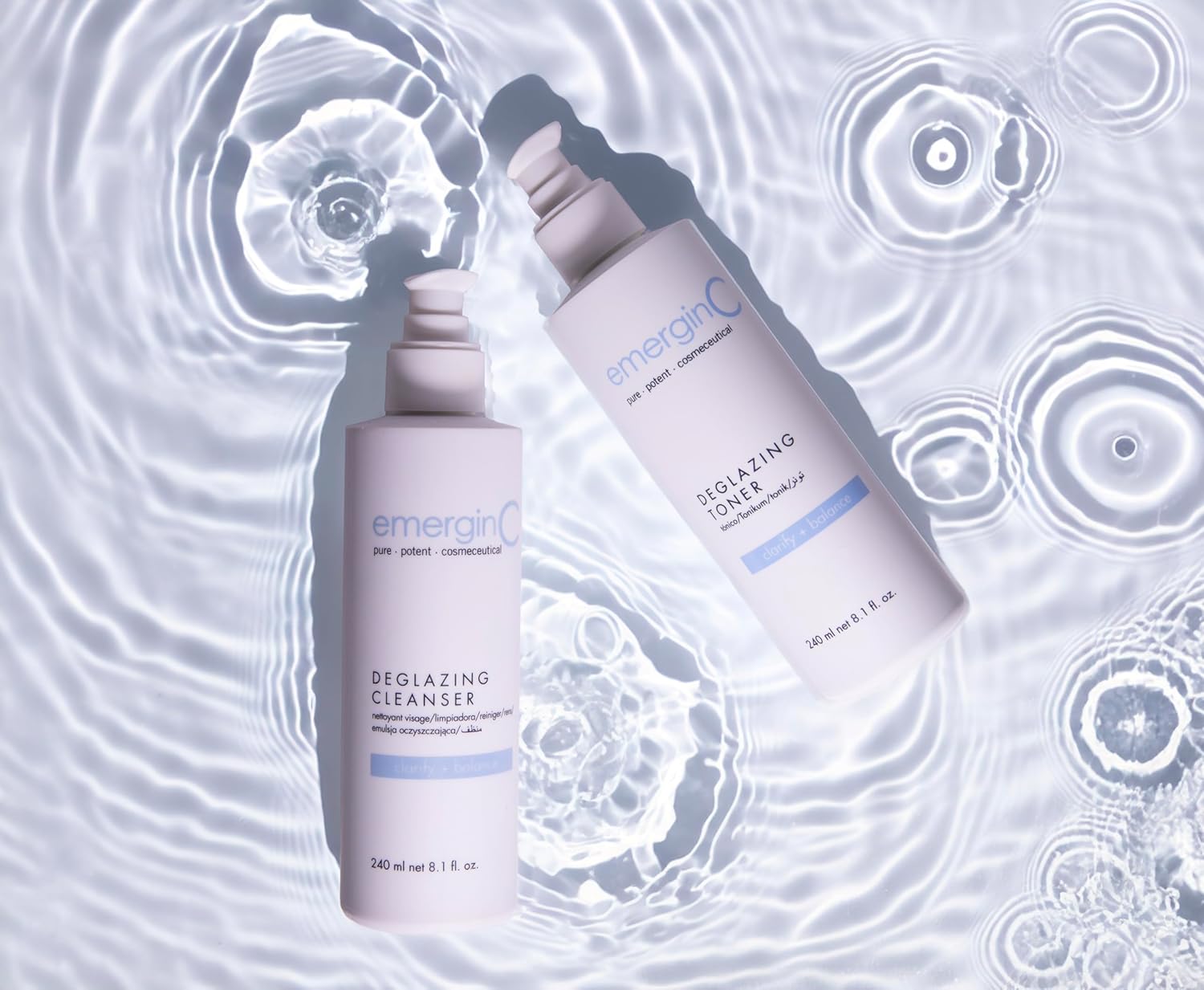 emerginC Deglazing Toner - Facial Toner with Eucalyptus + Peppermint for Oily, Combination + Blemish Prone Skin (8.1 oz, 240 ml)-FemmiqueWomen