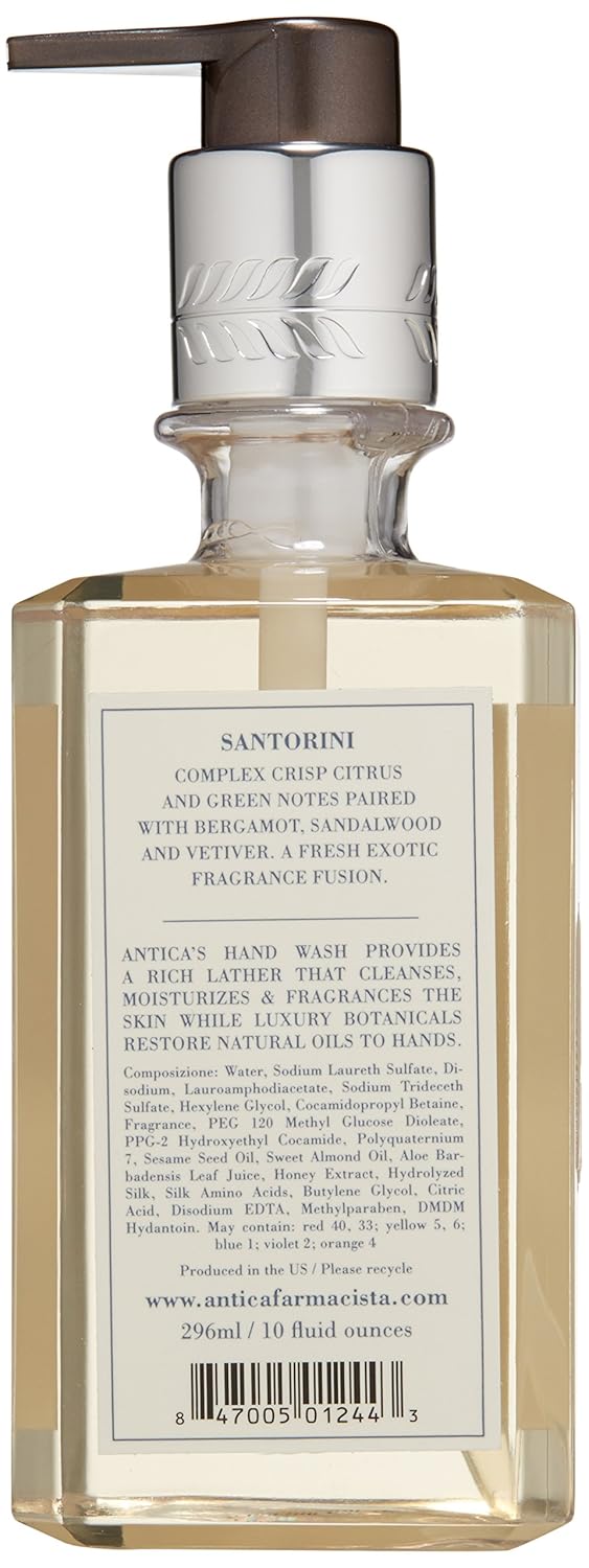 Antica Farmacista Hand Wash -Santorini, 10 Fl Oz (Pack of 1)-FemmiqueWomen