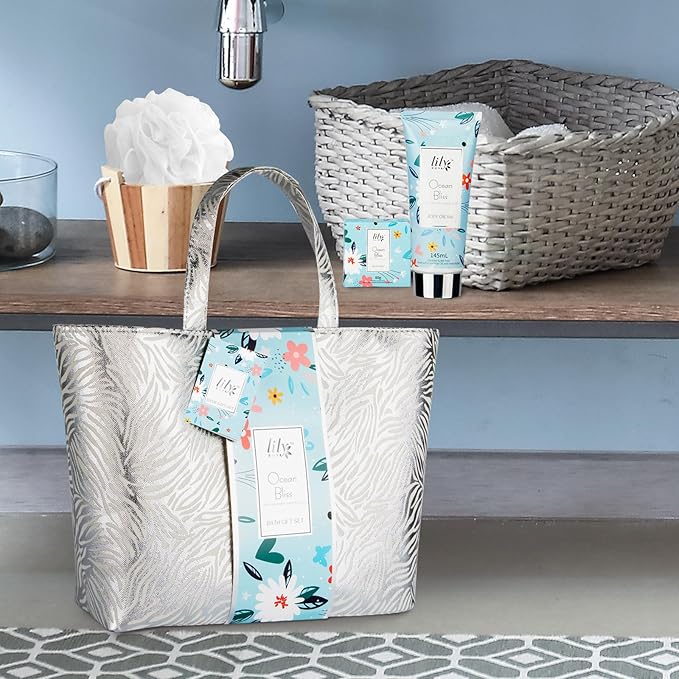 Mothers Day Gift for Mom - XXXL Bag Spa Gift Set for Women Luxury Bath and Body Gift Bag Set for Women Spa Kit Pampering Gifts for Her Christmas Birthday Gifts Spa Bath Gift Set with Shower Gel-FemmiqueWomen