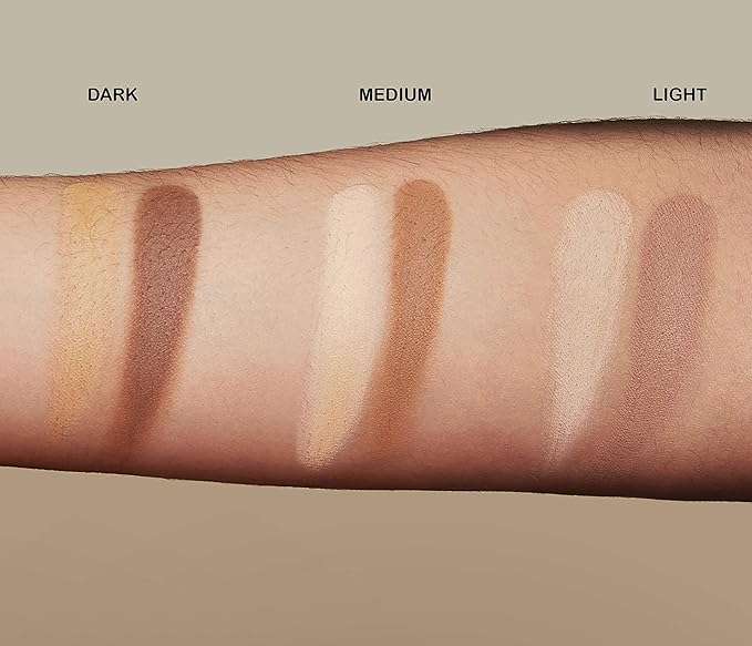 Jecca Blac Sculpt and Soften Contour Palette, Creamy Formula with Natural Finish, Medium Coverage, Gender Neutral and LGBTIQA+ Inclusive Make Up, Medium, 12g-FemmiqueWomen