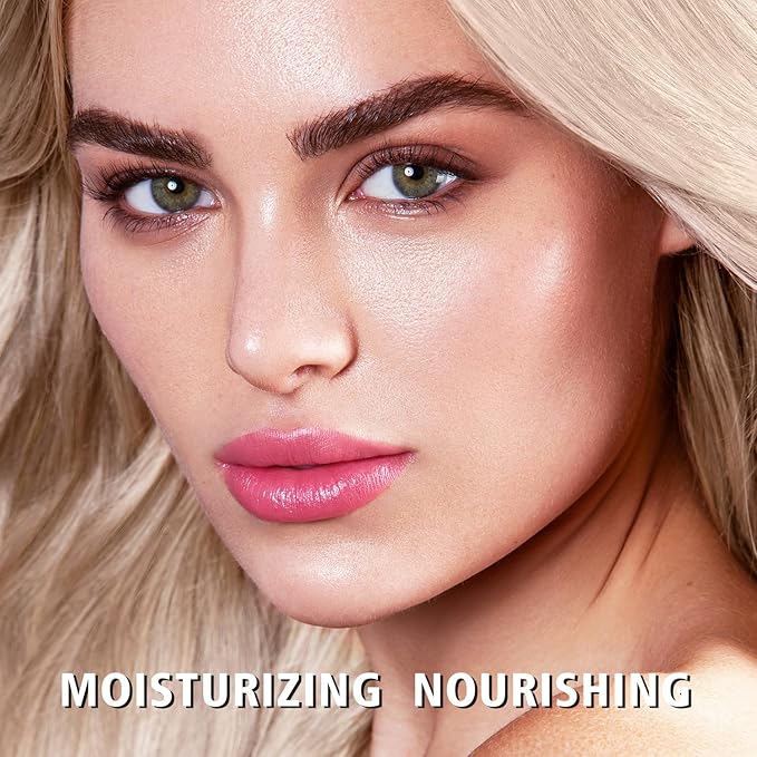 3Pc Moisture Lipsticks for Women Brown Nude Pink Lipstick Hydrate Tinted Lip Balm for Dry Cracked Lips Glossy Lip Color, MA55/58/62-FemmiqueWomen