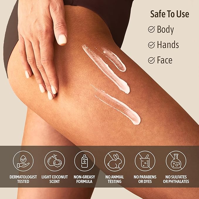 NATURE WELL Hydrate & Soften Coconut Oil Moisturizing Cream for Face, Body, & Hands, Non-Greasy, Intense Hydration & Luxurious Feel, Revives Dry & Sensitive Skin, Superfood for Your Skin, 16 Oz-FemmiqueWomen