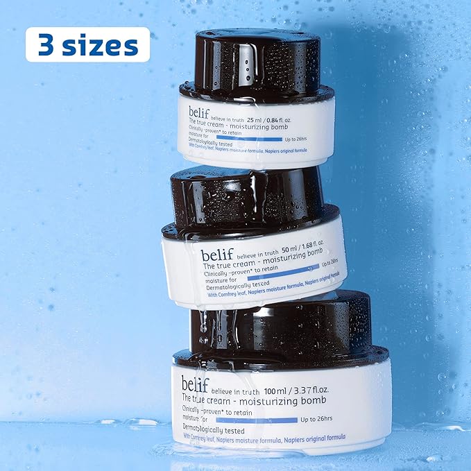 belif The True Cream Moisturizing Bomb with Oak Husk and Vitamin B | Moisturizer | Good for Dry Skin, Dryness Dullness, and Uneven Texture |For Normal, Dry Skin Types-FemmiqueWomen