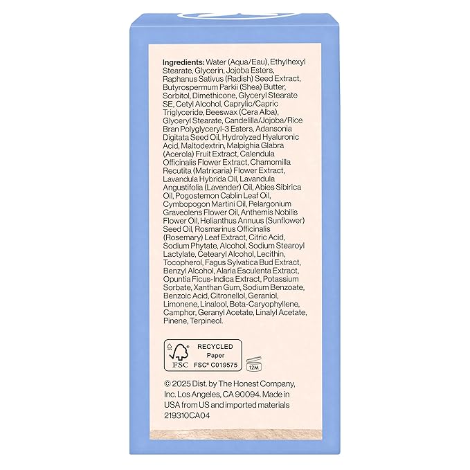 Honest Beauty Deep Hydration Face Cream for Dry Skin | Hydrates + Supports Natural Moisture Barrier | Hypoallergenic + Gentle for Sensitive Skin | 1.7 fl oz-FemmiqueWomen