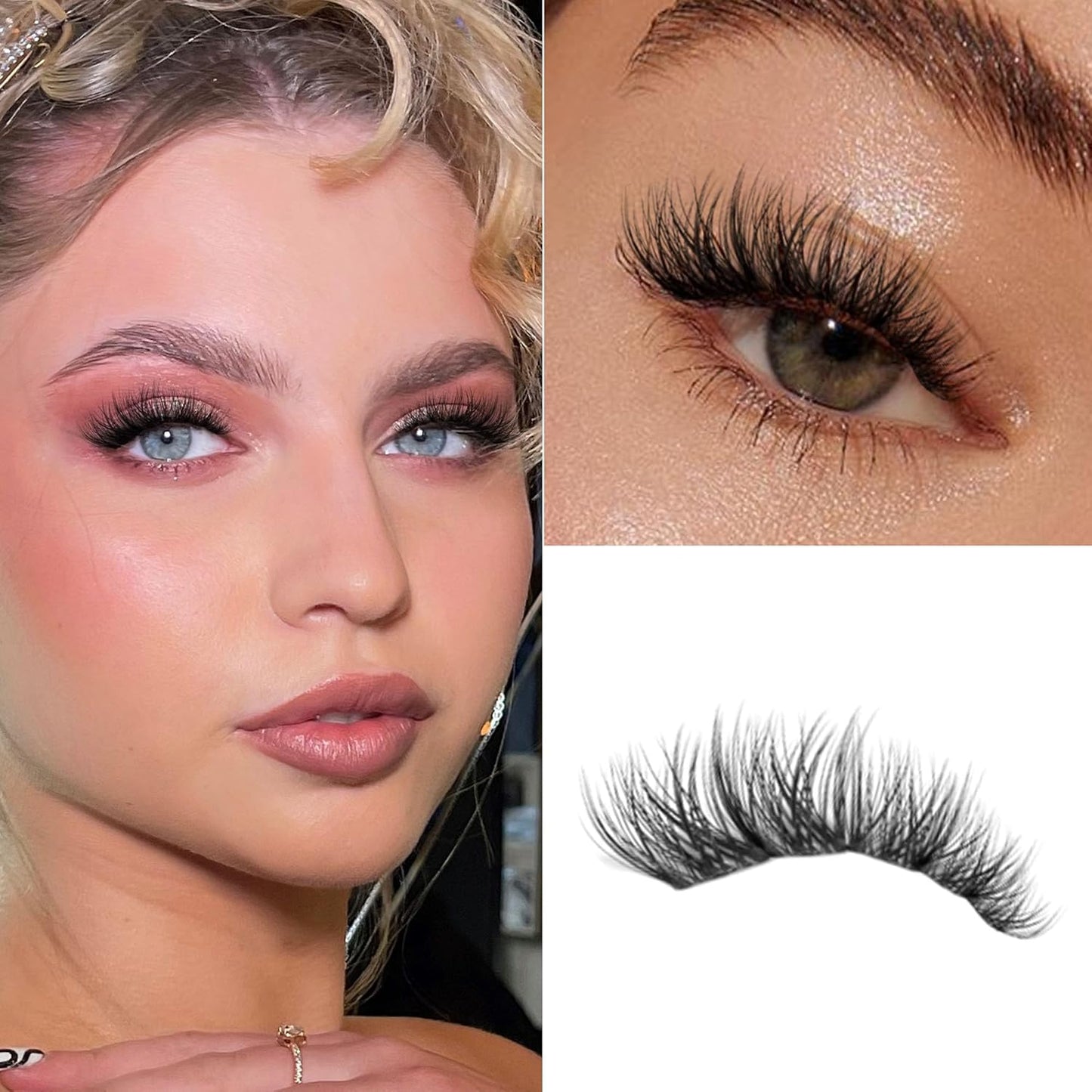 120Pcs Clear Band Lash Clusters 10-14mm Natural Look Cluster Eyelashes C Curl Resuable Invisible Band Individual Cluster Lashes(133)-FemmiqueWomen