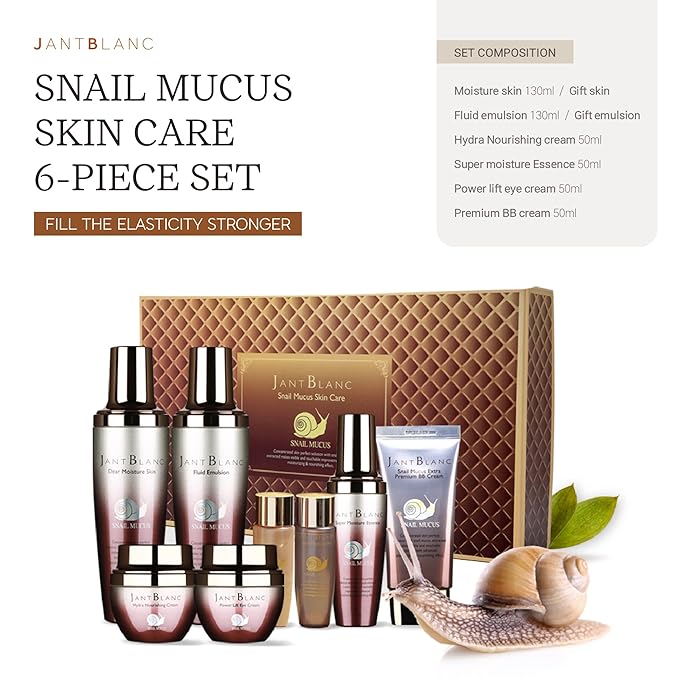 Jantblanc Snail -Mucus Skin Care Set (Skin Care 6 Set)-FemmiqueWomen