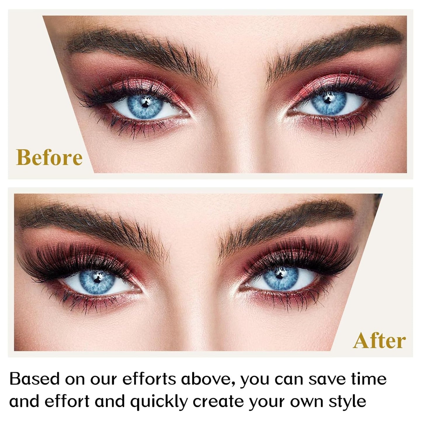 Lash Clusters B02 C Curl 14mm DIY Eyelash Extensions 72 Clusters Lashes C D Curl B&Qaugen Mega Volume Individual Lashes Eyelash Clusters Extensions Individual Lashes Cluster DIY at Home (NM-C-14mm)-FemmiqueWomen