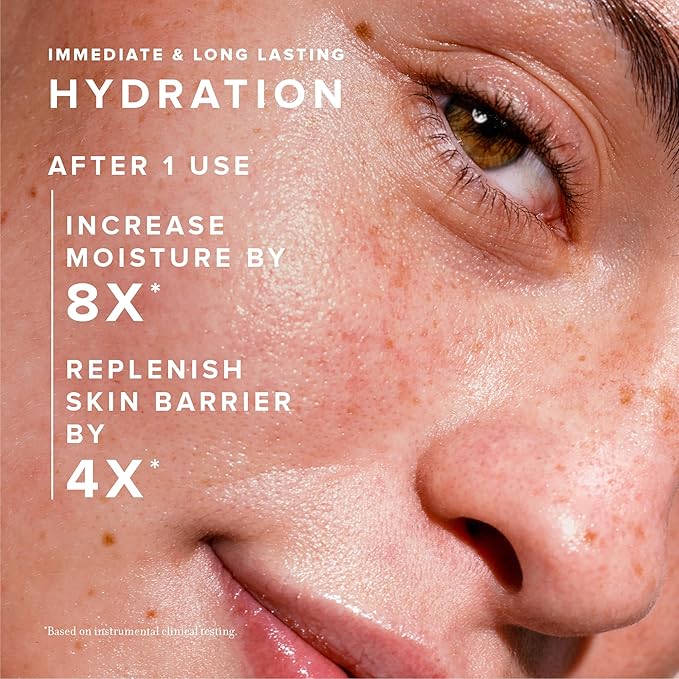 Farmacy Ceramide Face Moisturizer - Honey Halo Hydrating Facial Moisturizer for Dry Skin - Plumps, Soothes + Restores Skin with Potent Ceramides + Buckwheat Honey for a Dewy, Healthy Glow (100ml)-FemmiqueWomen