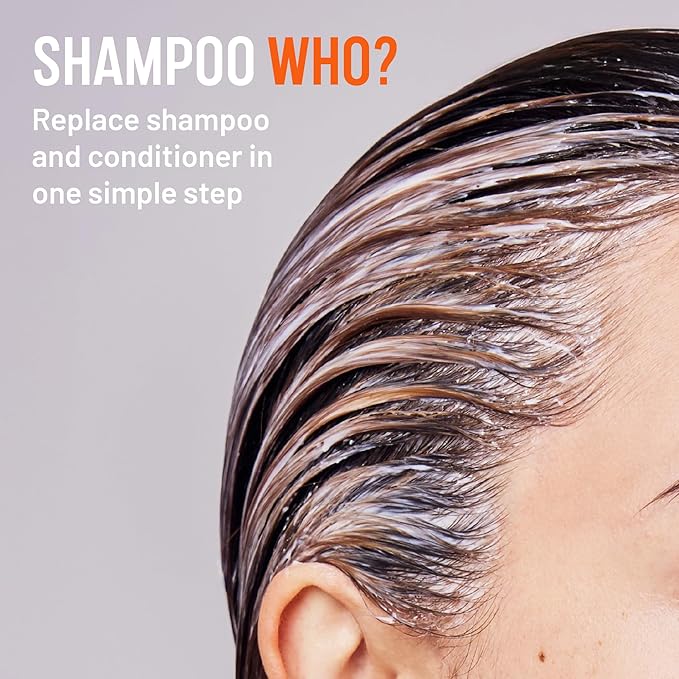 Hairstory New Wash Original Refill, Cleansing Cream for All Hair Types, Detergent Free Shampoo & Conditioner Alternative, Promotes Scalp Health, 20oz-FemmiqueWomen