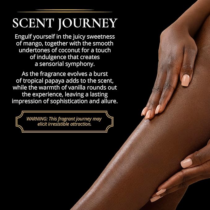 LUXURY LIFE Bed Butter - Irresistibly Fragranced Mood-Enticing Butter Infused with Hyaluronic Acid. Extra Rich Calming Nighttime Moisturizer for Sensual Stimulating Experience (Island Passion, 8 oz)-FemmiqueWomen