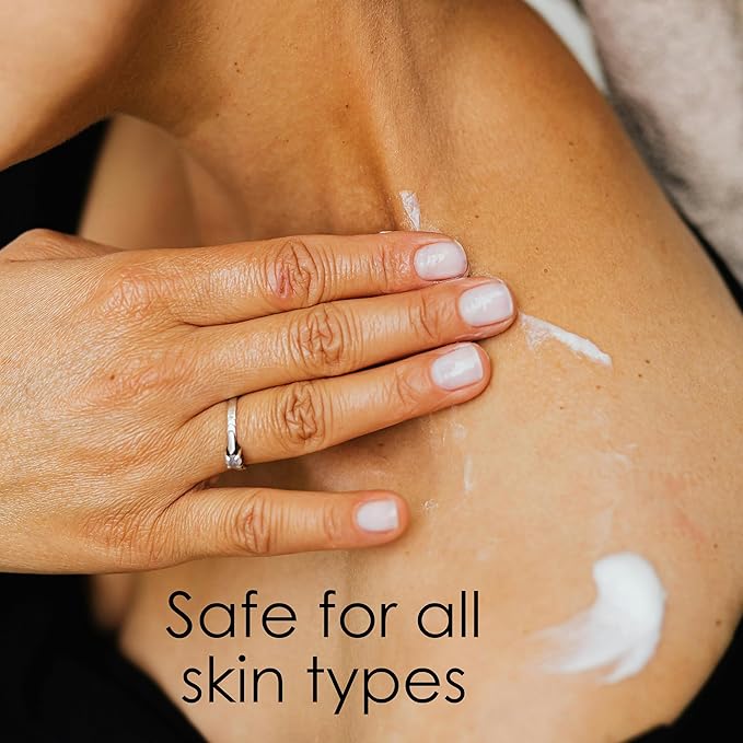 Unscented Body Butter for Dry Skin | with Raw Shea Butter and Jojoba Oil | Deep Moisturizer Safe for Sensitive Skin, Non Greasy, Fragrance Free | 8 oz-FemmiqueWomen