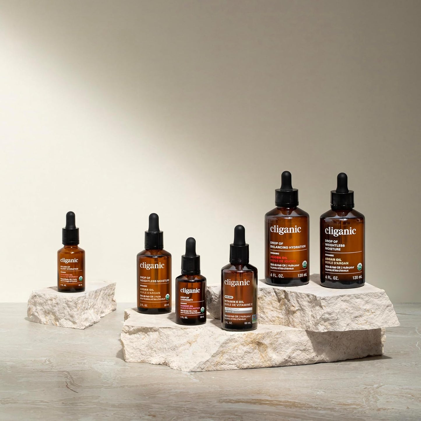 Cliganic Pure Vitamin E Oil for Skin, Scars, Hair & Face - 60,000 IU, Non-GMO Verified | Natural D-Alpha Tocopherol-FemmiqueWomen