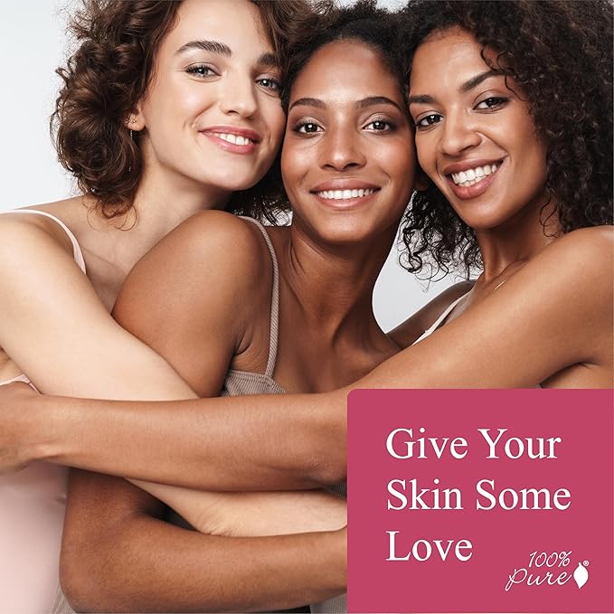 100% PURE Healthy Foundation Full Face Coverage Makeup, Liquid Matte Finish with Anti-Aging Benefits - Vegan - Gorgeous Fruit Pigmented Creme Color - (Fair with Warm Undertones) - 1 Fl Oz-FemmiqueWomen