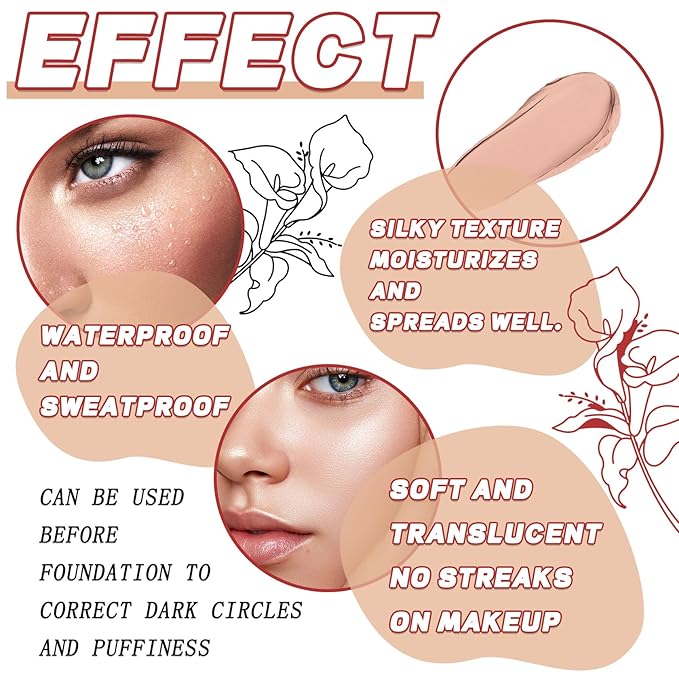 12 Colors Correcting Concealer Palette Kit with Brush,Cream Makeup Contour Palette for All Skin Type,Color Corrector Concealer Foundation Palette for Conceals Dark Circles & Blemish-FemmiqueWomen