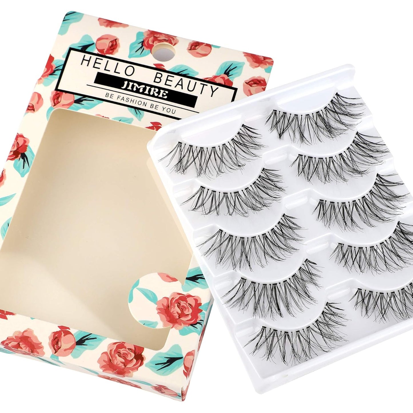 JIMIRE False Eyelashes Multipack False Eyelashes Glam 614 False Lashes-FemmiqueWomen