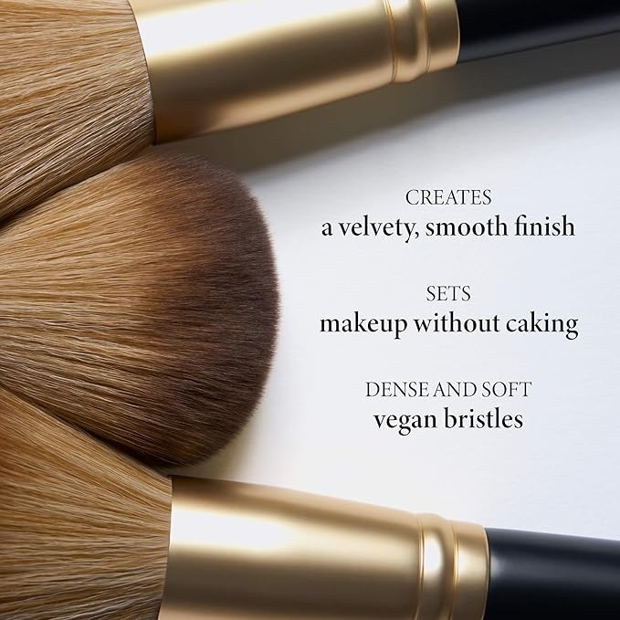 LAURA GELLER NEW YORK Setting Powder Brush - Makeup Brush for Setting - Set Face Makeup without Caking - Smooth Finish-FemmiqueWomen