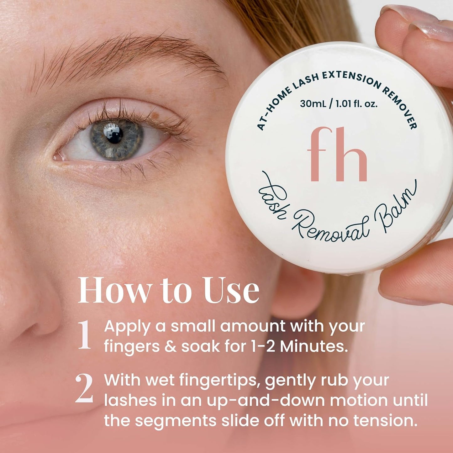 FlutterHabit Lash Removal Balm for Eyelash Adhesive and False Eyelashes, DIY Eyelash Extension Remover, Lash Remover for Lash Extensions, 30mL-FemmiqueWomen