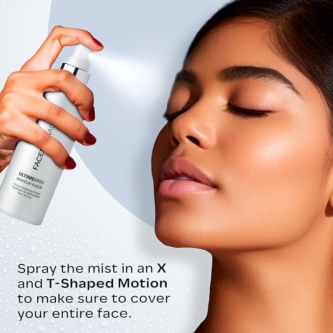Faces Canada UltimePro Makeup Fixer Spray | Keeps Makeup Intact & Long-Lasting | Hydrating, Non-Sticky Mist for Fresh Finish | Lightweight & Refreshing | 1.69 Fl Oz (50ml)-FemmiqueWomen