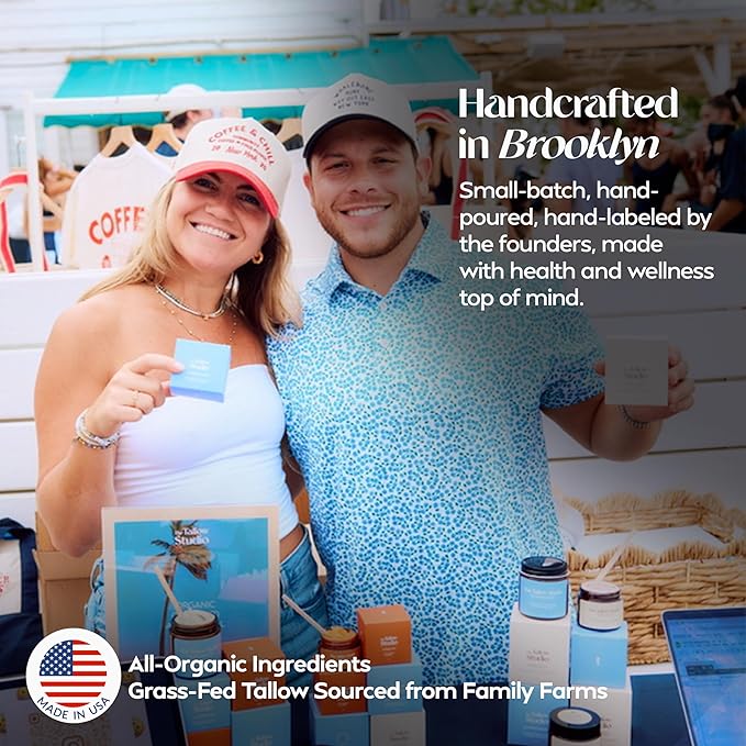 Everyday Tallow Mineral Sunscreen ~ SPF 30 | 100% Grass-Fed & Organic | Face & Body | Naturally Scented with Frankincense & Lavender Oil | Zinc Oxide | Water Resistant (2oz)-FemmiqueWomen