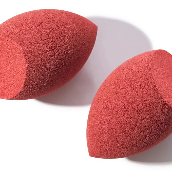LAURA GELLER NEW YORK Full Face Blending Sponge, Easy Makeup Blender for Foundation & Concealer, Latex-Free for Sensitive Skin-FemmiqueWomen