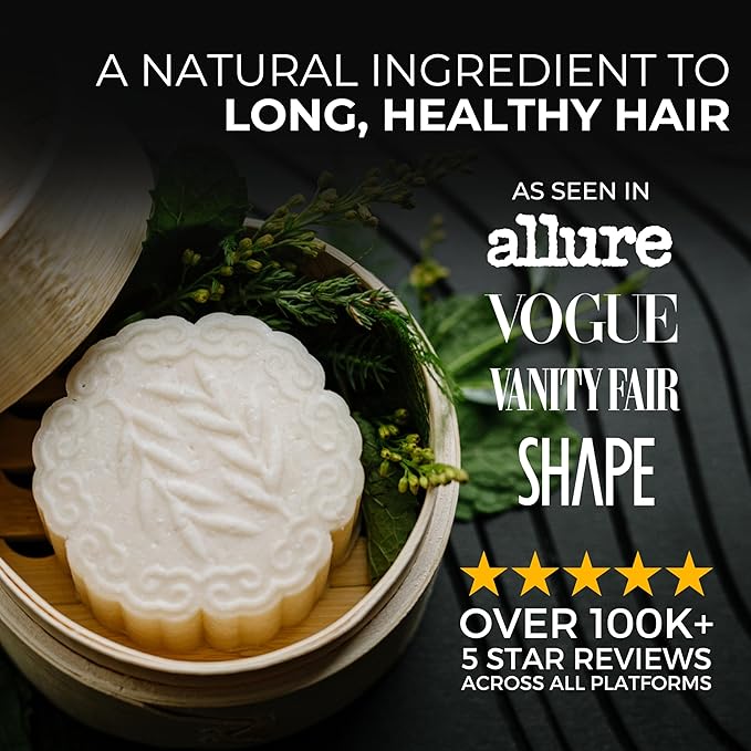 Viori Tea Tree Mint Essential Oil Shampoo Bar Made with Rice Water - Handcrafted All Natural Shampoo Bars - Sulfate Free-FemmiqueWomen