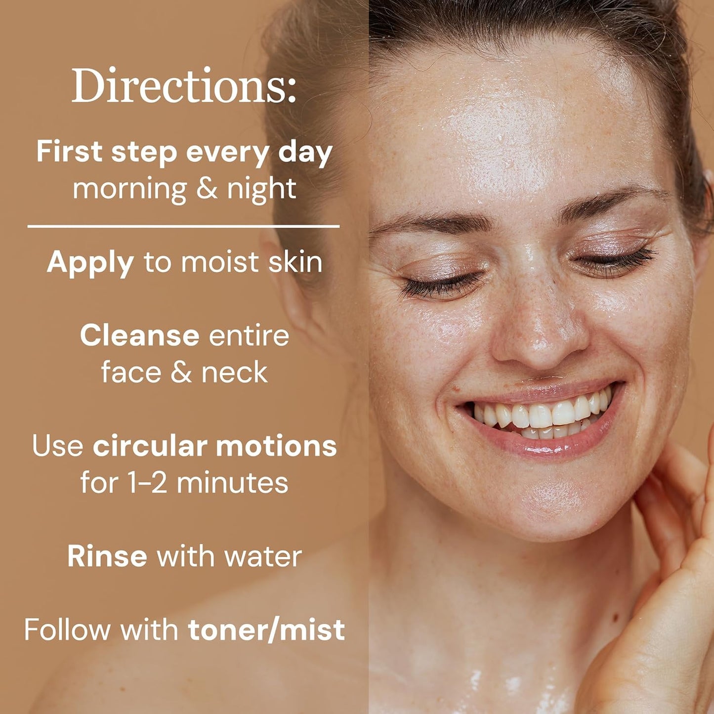 Botanical Cleanser, 8oz – Gentle, Hydrating Face Wash with Spirulina & Willow Bark – Organic and Vegan – Removes Makeup & Impurities – For Normal & Dry Skin-FemmiqueWomen