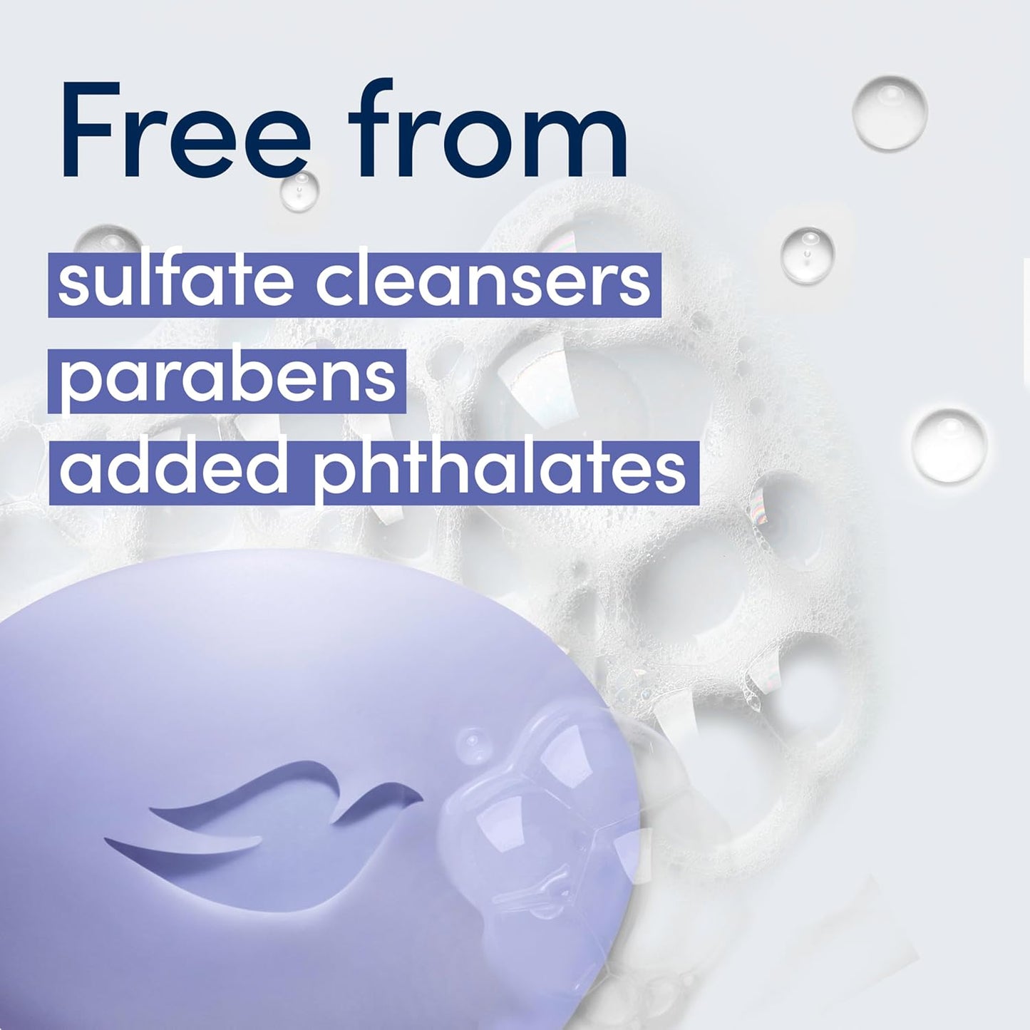 "Dove Anti-Stress Blue Chamomile And Oat Milk Moisturizes to Calm Skin Soap 106g Pack Of 6-FemmiqueWomen