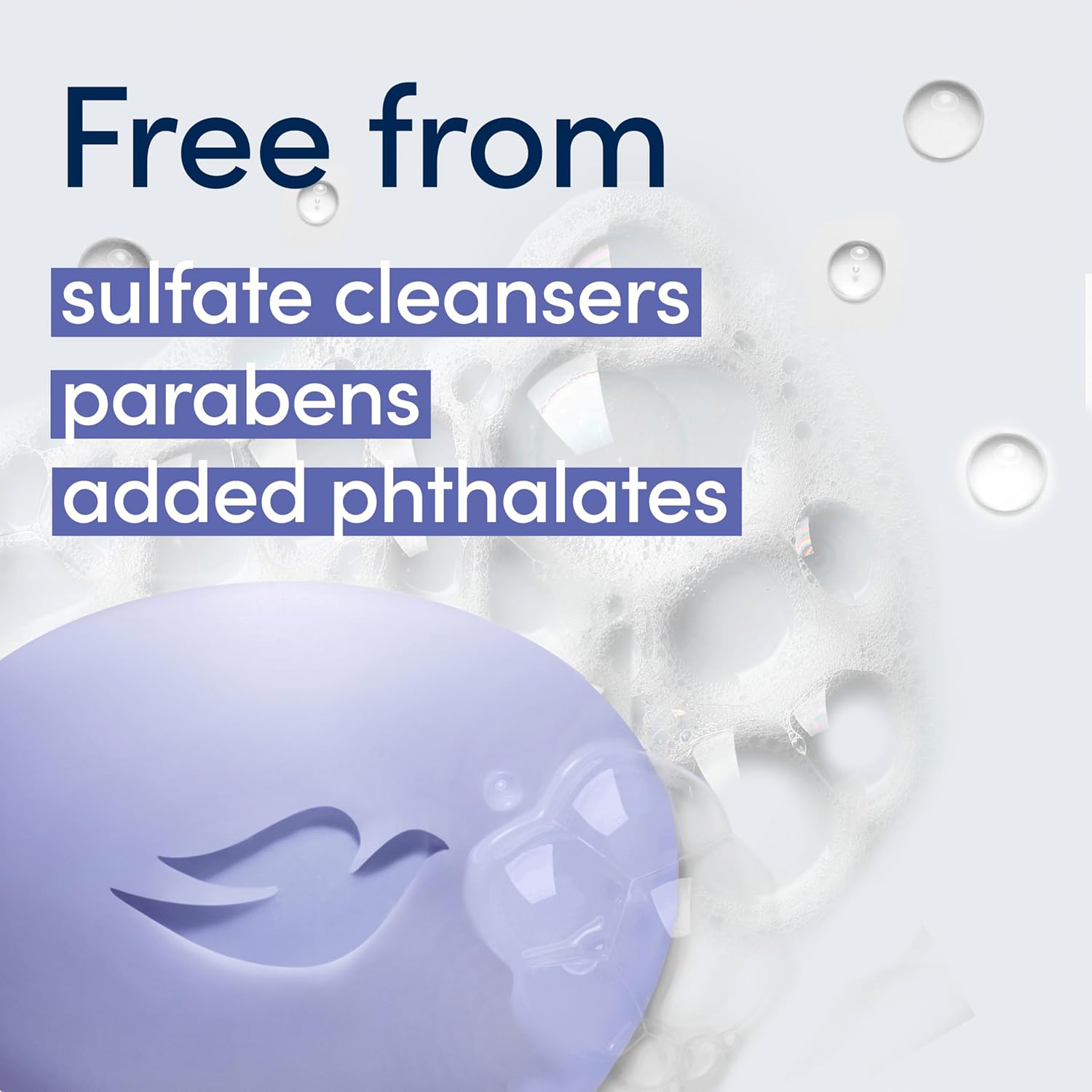 "Dove Anti-Stress Blue Chamomile And Oat Milk Moisturizes to Calm Skin Soap 106g Pack Of 6-FemmiqueWomen