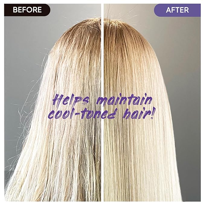 Purple Toning Shampoo Bar 2.0 - Hydrating & Moisturizing Natural Hair Soap Bar Shampoo for Hair Color & Scalp Nourishment - Bathing Soap Solid Shampoo for All Hair Types (120g, 4.23oz)-FemmiqueWomen