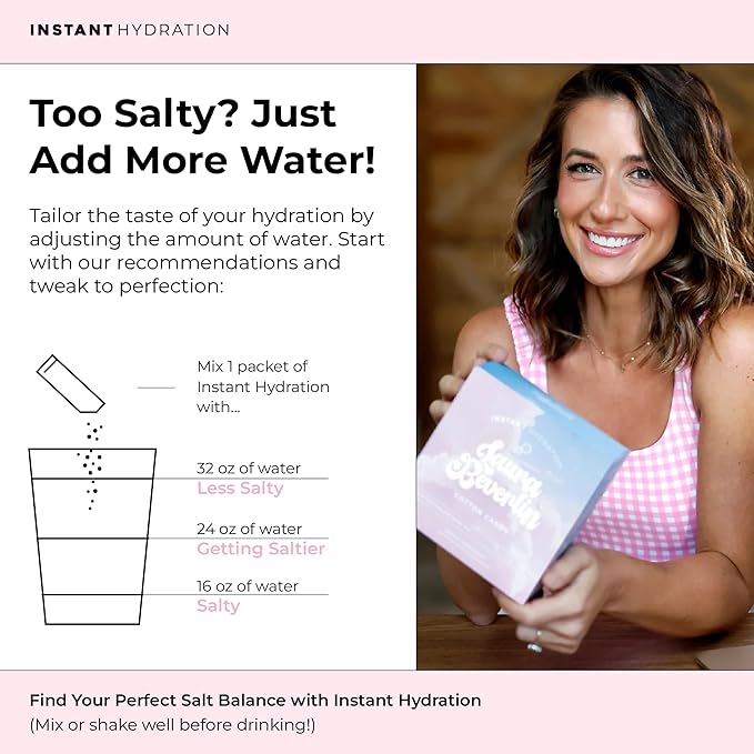 Instant Hydration Electrolytes Powder Packets - Cotton Candy Drink Mix - Zero Sugar - Keto, Vegan, Gluten-Free, Non-GMO - Boost Recovery, Brain Health, Muscle & Tissue Support- 30 Sticks-FemmiqueWomen