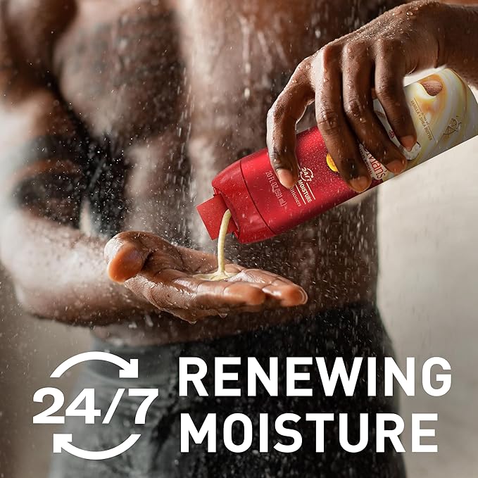 Old Spice Body Wash GentleMan’s Super Hydration for Men, 24/7 Renewing Moisture, Gentle on Skin with Skin Conditioners, Vanilla + Shea Butter Scent, 20 oz-FemmiqueWomen