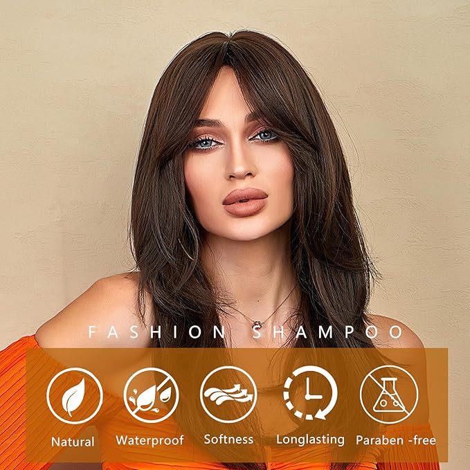 Instant Blonde and Brown Semi-Permanent Hair Dye Shampoo - 3 in 1 Formula with Argan Oil for Men & Women, Easy to Use, 16.9 Fl oz-FemmiqueWomen