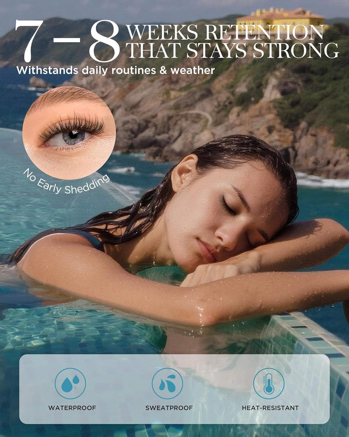 BEYELIAN Sensitive Eyelash Extension Glue 0.17fl.oz/5ml / 0.5Sec Drying Time/Retention – 7-8 Weeks/Black Adhesive/Professional Hypoallergenic Formaldehyde-Free Lash Extension Glue Supplies-FemmiqueWomen