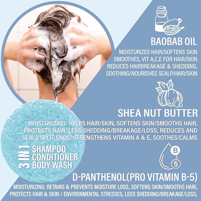 Bay Rum Shampoo Bar – Vegan, Sulfate-Free, Made in USA | 3-in-1 Men’s Shampoo, Conditioner & Body Wash | Ideal for All Hair Types | 60+ Washes, Travel-Friendly-FemmiqueWomen