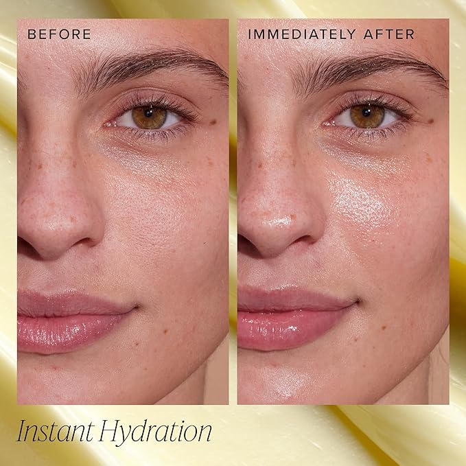 Farmacy Ceramide Face Moisturizer - Honey Halo Hydrating Facial Moisturizer for Dry Skin - Plumps, Soothes + Restores Skin with Potent Ceramides + Buckwheat Honey for a Dewy, Healthy Glow (15ml)-FemmiqueWomen