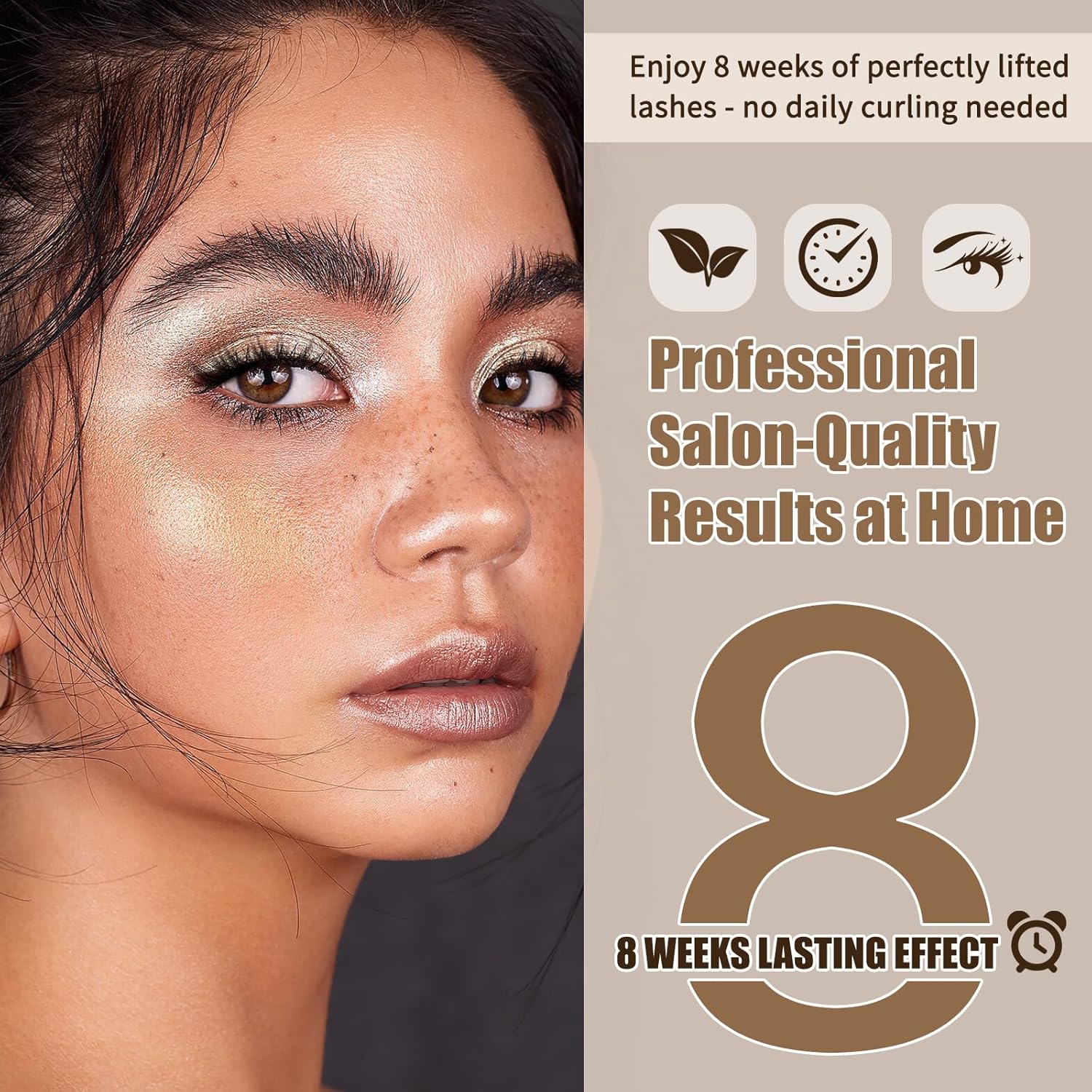 Upgraded Lash Lift Kit Professional - Eyebrow Lamination & Eyelash Perm Kit with High Adhesion Glue and Long-Lasting Curling Set, Gentle Formula for Sensitive Eyes-FemmiqueWomen